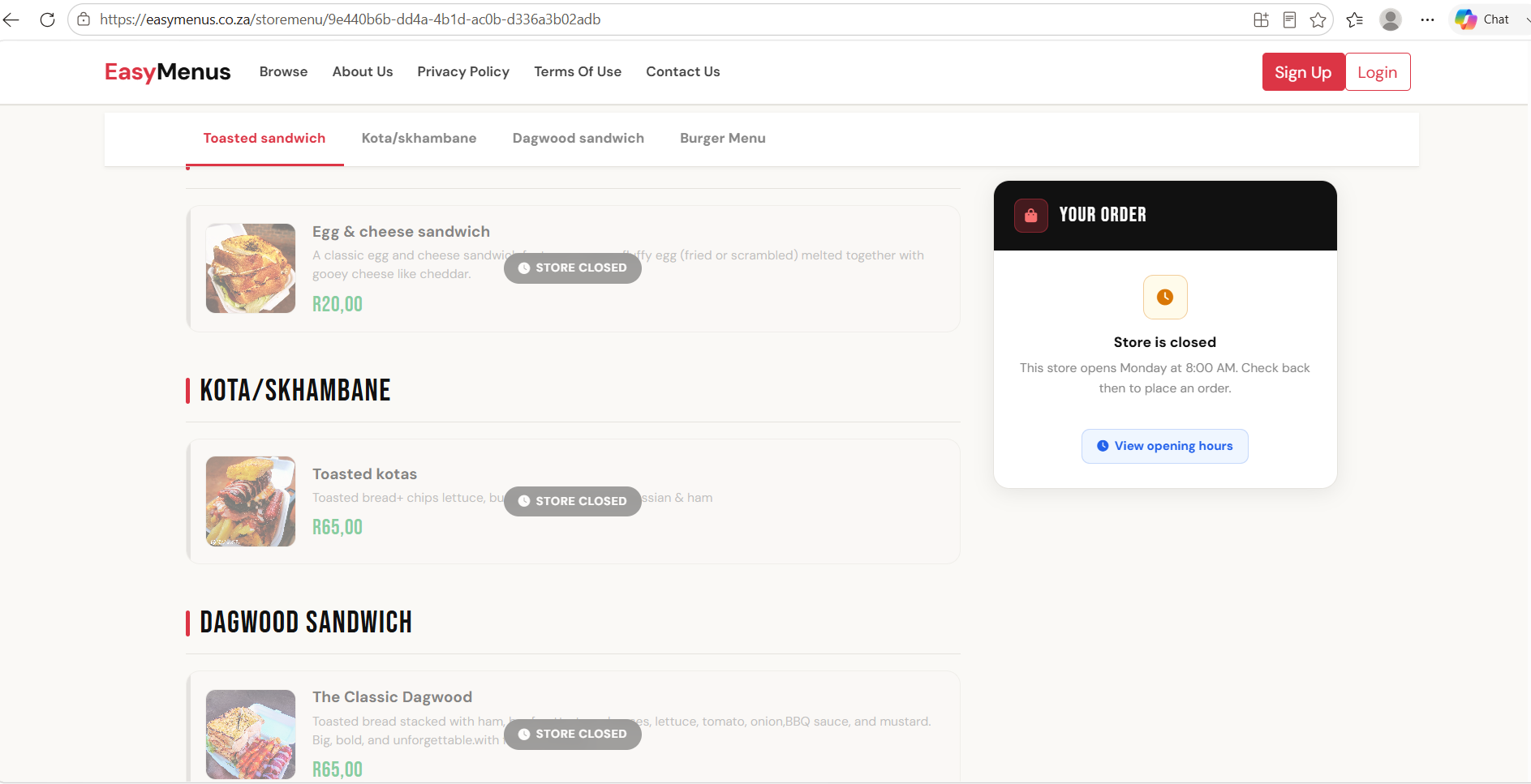 EasyMenus